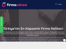 'firmaadresi.com' screenshot