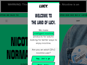 'lucy.co' screenshot