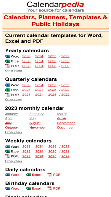 calendarpedia.com