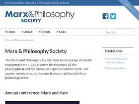 'marxandphilosophy.org.uk' screenshot