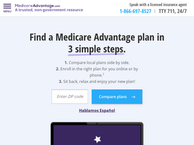'medicareadvantage.com' screenshot