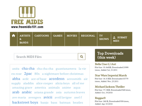 'midis101.com' screenshot