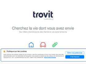 'trovit.lu' screenshot