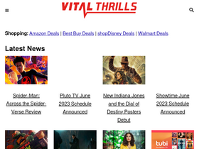 'vitalthrills.com' screenshot