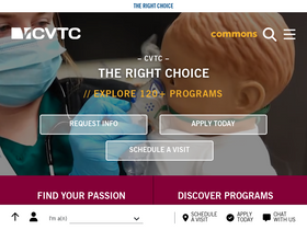'cvtc.edu' screenshot
