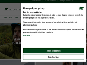'friluftsland.se' screenshot