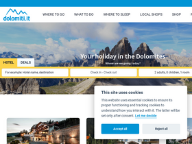 'dolomiti.it' screenshot