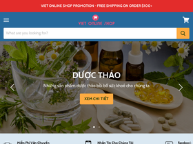 vietonlineshop.com homepage screenshot