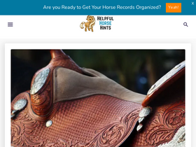 'helpfulhorsehints.com' screenshot