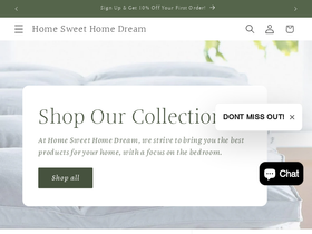 homesweethomedream.com homepage screenshot