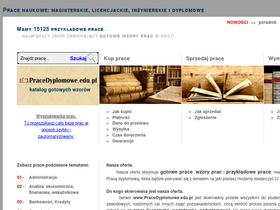 'pracedyplomowe.edu.pl' screenshot