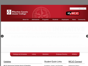 'wcjc.edu' screenshot