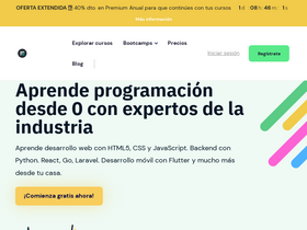 'codigofacilito.com' screenshot