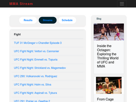 'mmabite.app' screenshot