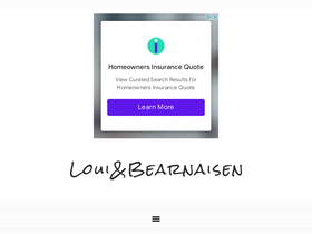 'louiogbearnaisen.dk' screenshot