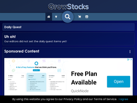 'growstocks.xyz' screenshot