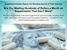 'supplementsrevealed.com' screenshot