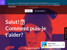 'teljeunes.com' screenshot