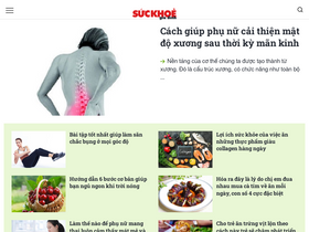 'suckhoegiadinh.com.vn' screenshot