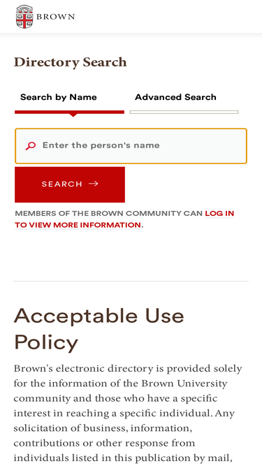 directory.brown.edu