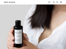 'shoprootscience.com' screenshot