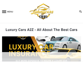 'luxurycarsa2z.com' screenshot