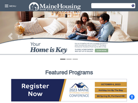 'mainehousing.org' screenshot