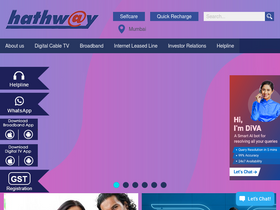'hathway.com' screenshot