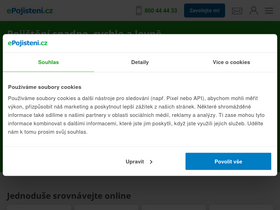'epojisteni.cz' screenshot