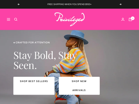 Privileged homepage screenshot