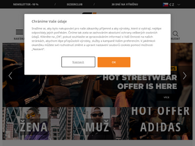 'sizeer.cz' screenshot