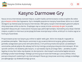 'kasynoonline-automaty.com' screenshot