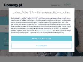 'domeny.pl' screenshot