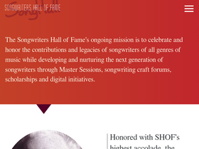 'songhall.org' screenshot