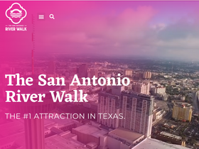 'thesanantonioriverwalk.com' screenshot