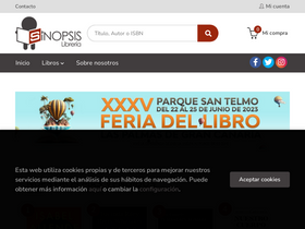 'libreriasinopsis.com' screenshot