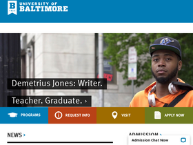 'ubalt.edu' screenshot