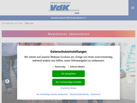 'vdk.de' screenshot