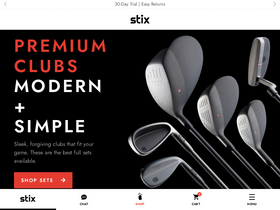 'stix.golf' screenshot