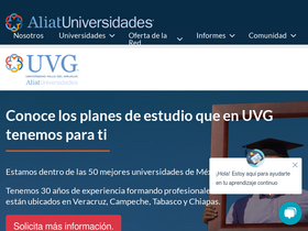 'uvg.edu.mx' screenshot
