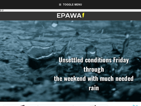 'epawaweather.com' screenshot