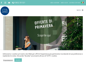 'cdshotels.it' screenshot