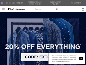 'bensherman.co.uk' screenshot