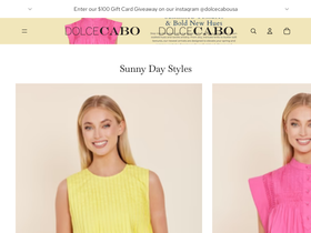 dolcecabo.com homepage screenshot