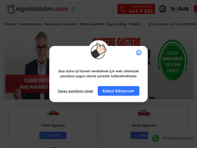 'sigortaladim.com' screenshot