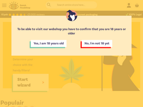 'dutch-headshop.eu' screenshot