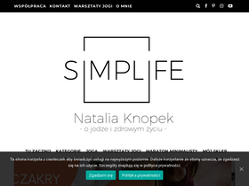 'simplife.pl' screenshot