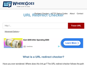 'wheregoes.com' screenshot