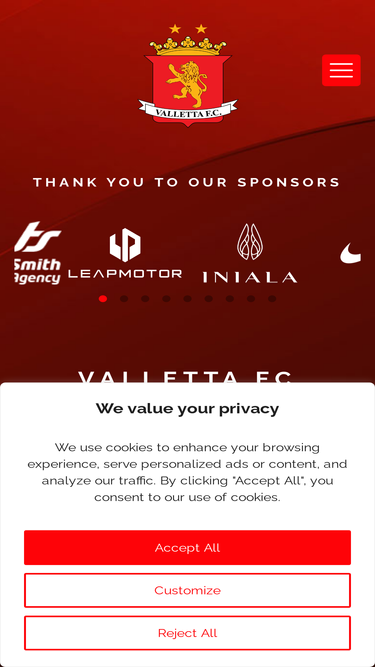 vallettafc.net