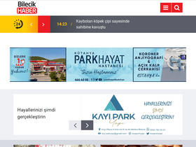 'bilecikhaber.com.tr' screenshot
